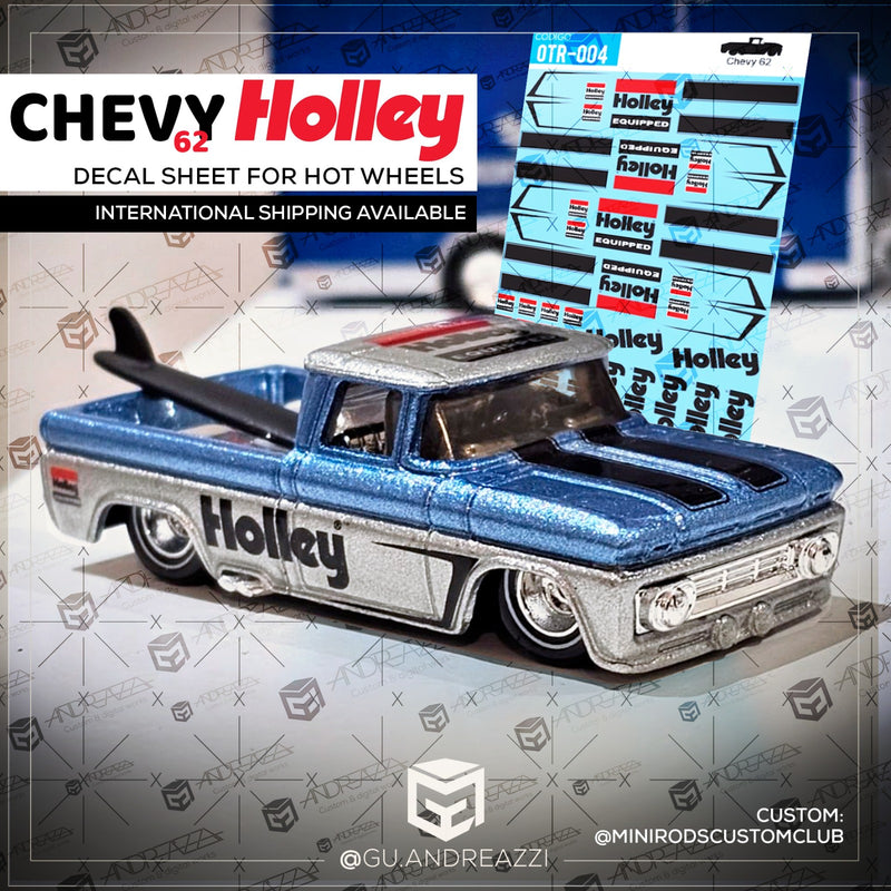 OTR004 - Chevy 62 Holley - Decal 1/64