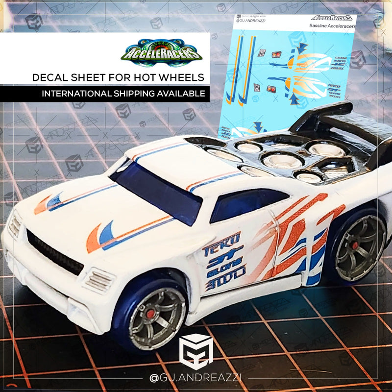 ACC001A - Acceleracers Bassline Filme - Decal 1/64