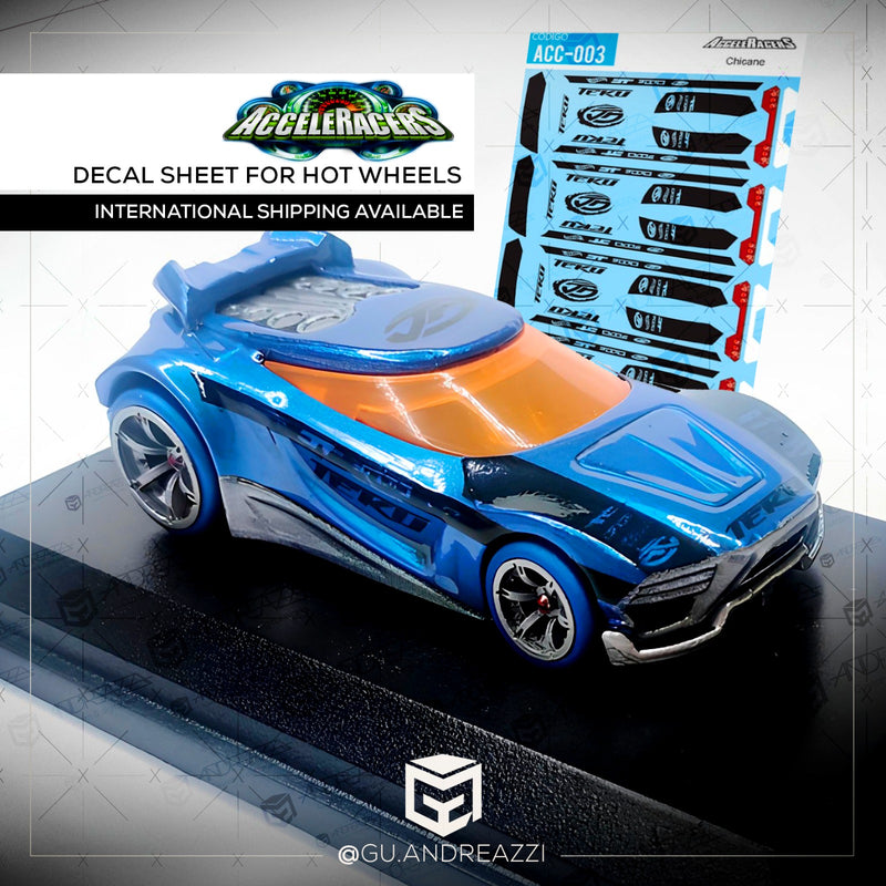 ACC003 - Acceleracers Chicane - Decal 1/64