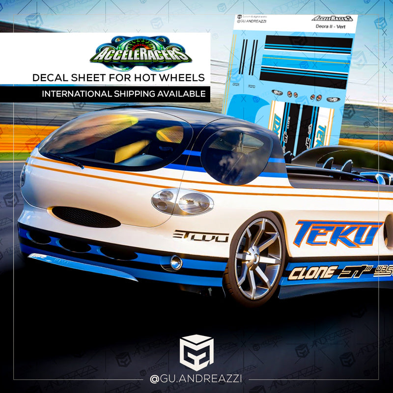 ACC005 - Acceleracers Deora II - Decal 1/64