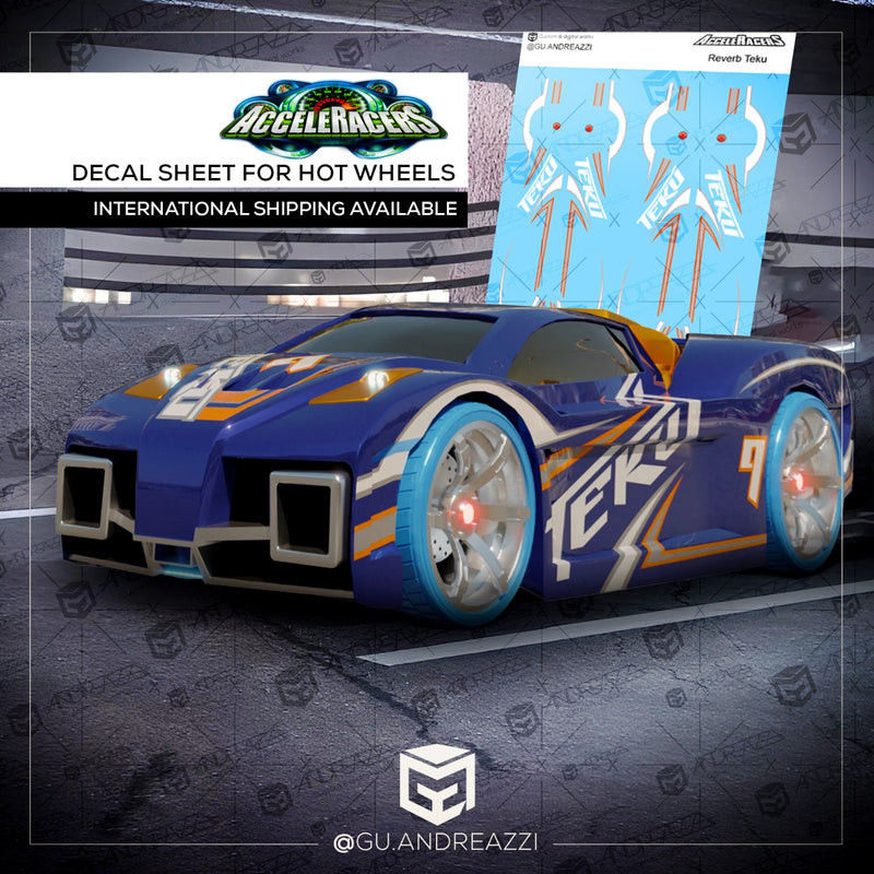 ACC011B - Acceleracers Reverb Teku - Decal 1/64