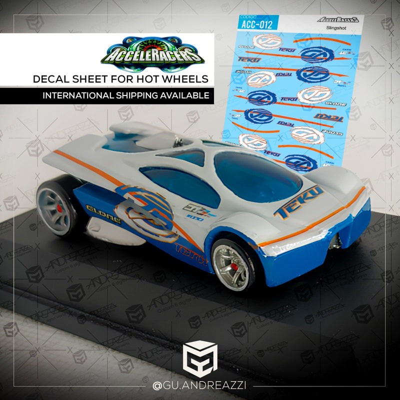 ACC012 - Acceleracers Slingshot - Decal 1/64