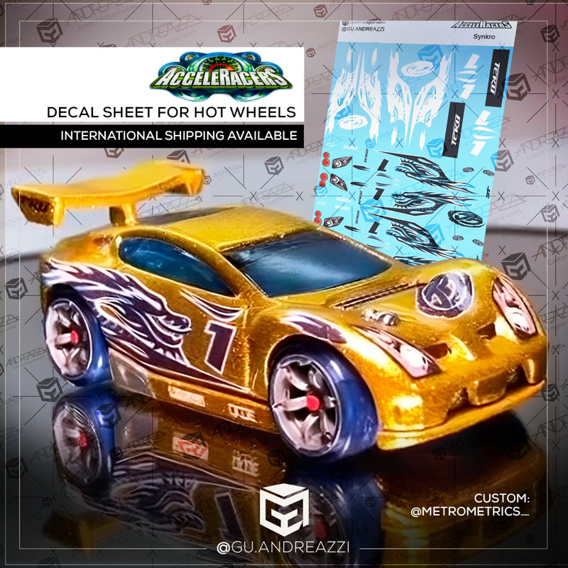 ACC014A - Acceleracers Synkro - Decal 1/64