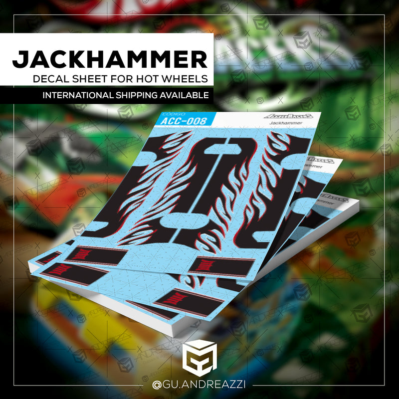 ACC008 - Jackhammer - Diecast - Decal 1/64