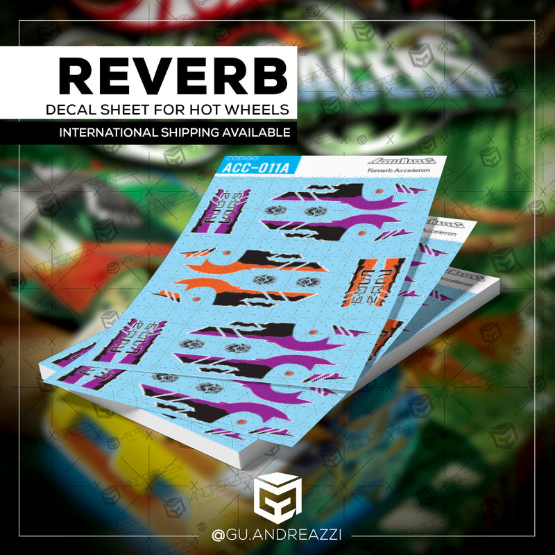 ACC011A - Reverb Acceleron - Diecast - Decal 1/64