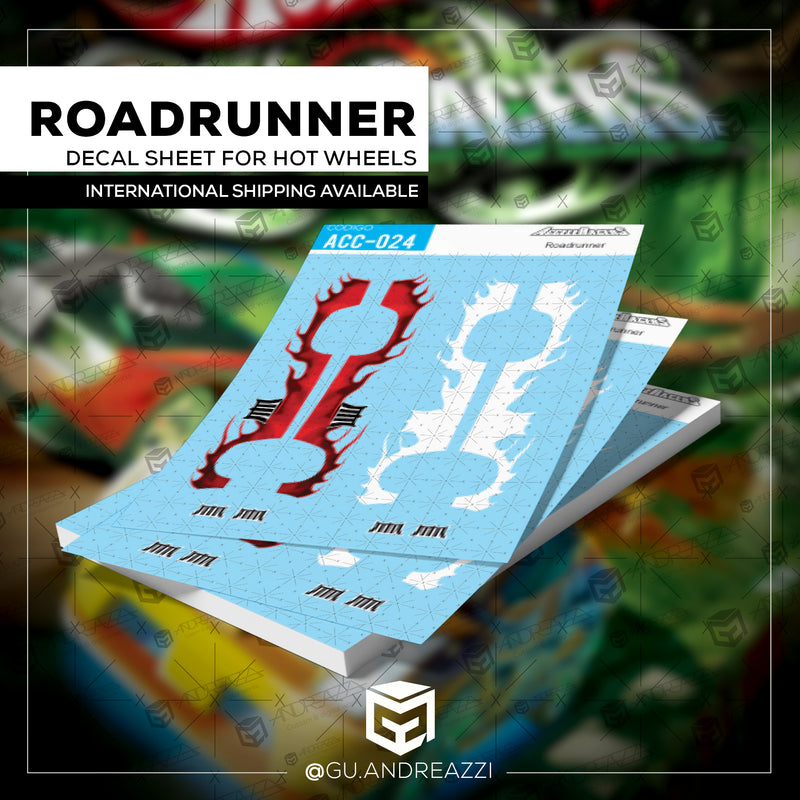 ACC024 - RoadRunner - Diecast - Decal 1/64