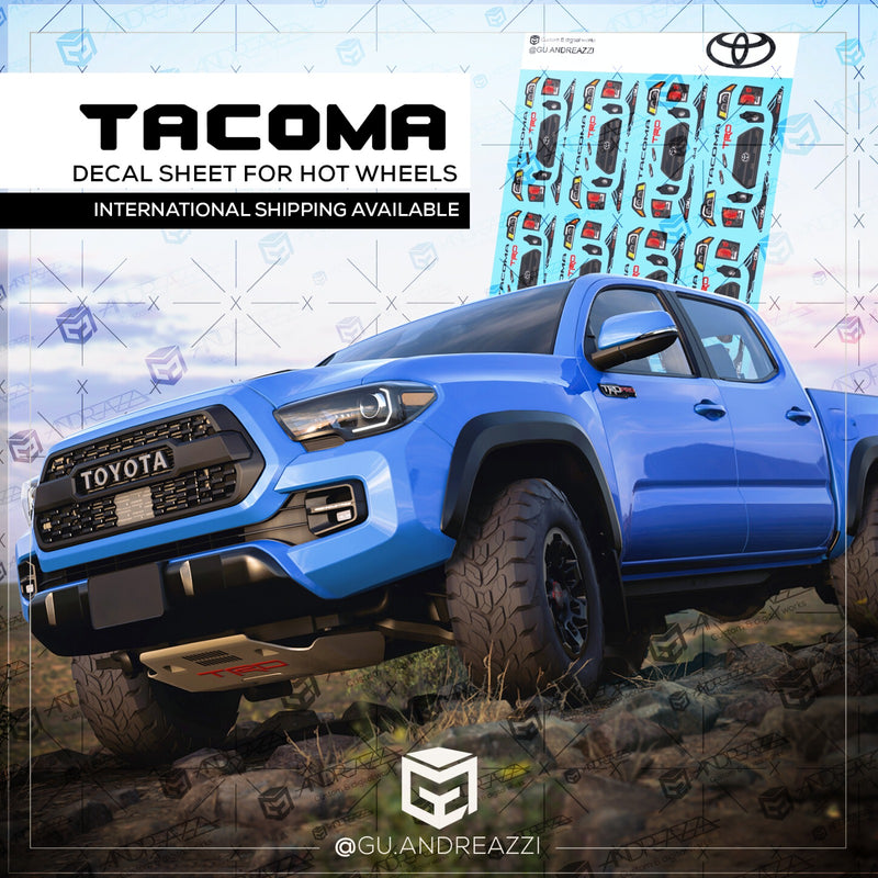 DTL103 - Tacoma Detalhamentos - Decal 1/64