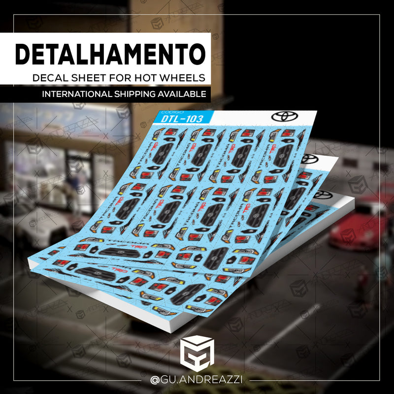 DTL103 - Tacoma Detalhamentos - Decal 1/64