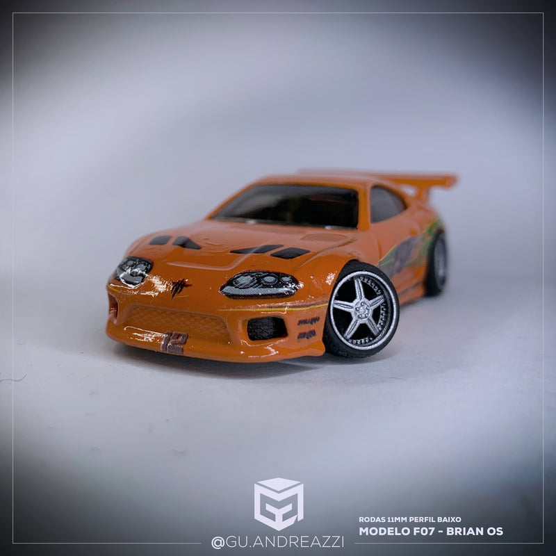 F07 - Brian OS - Rodas 3D  para 1/64