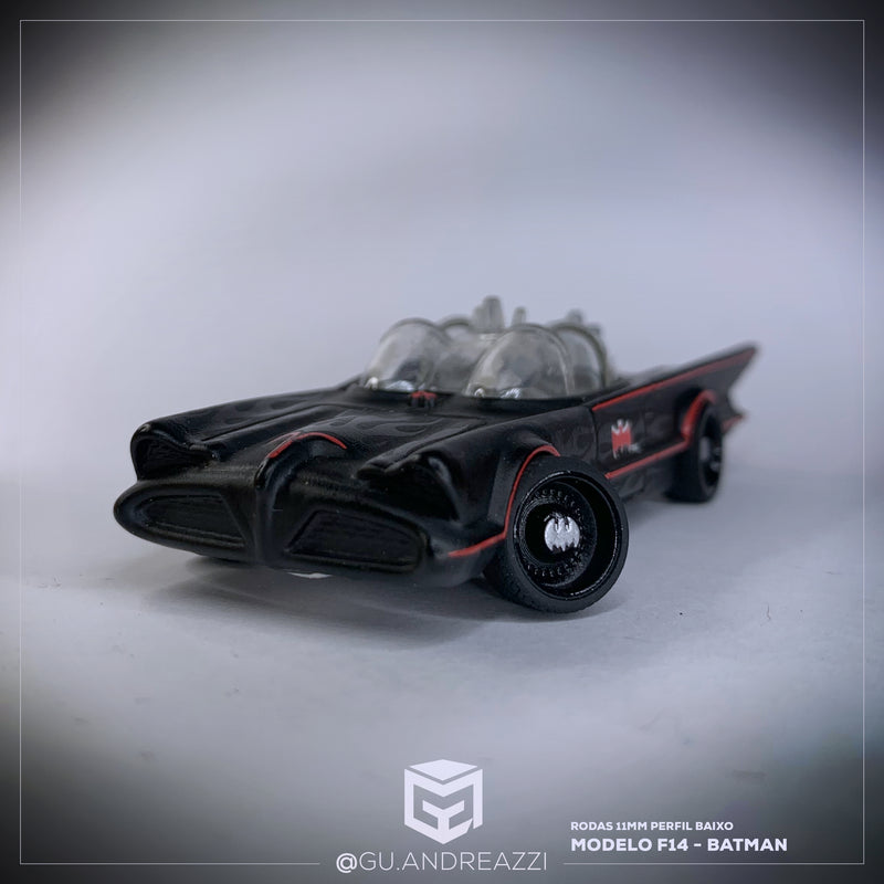 F14 - Batman - Rodas 3D  para 1/64