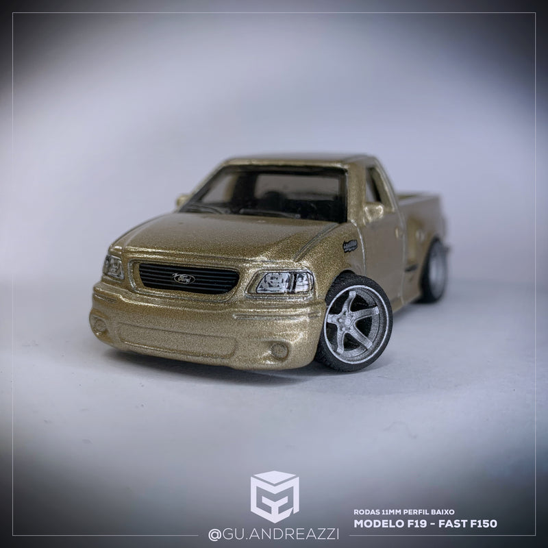 F19 - Fast F150 - Rodas 3D  para 1/64