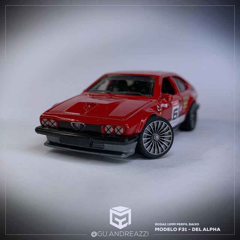 F31 - Del Alpha - Rodas 3D  para 1/64