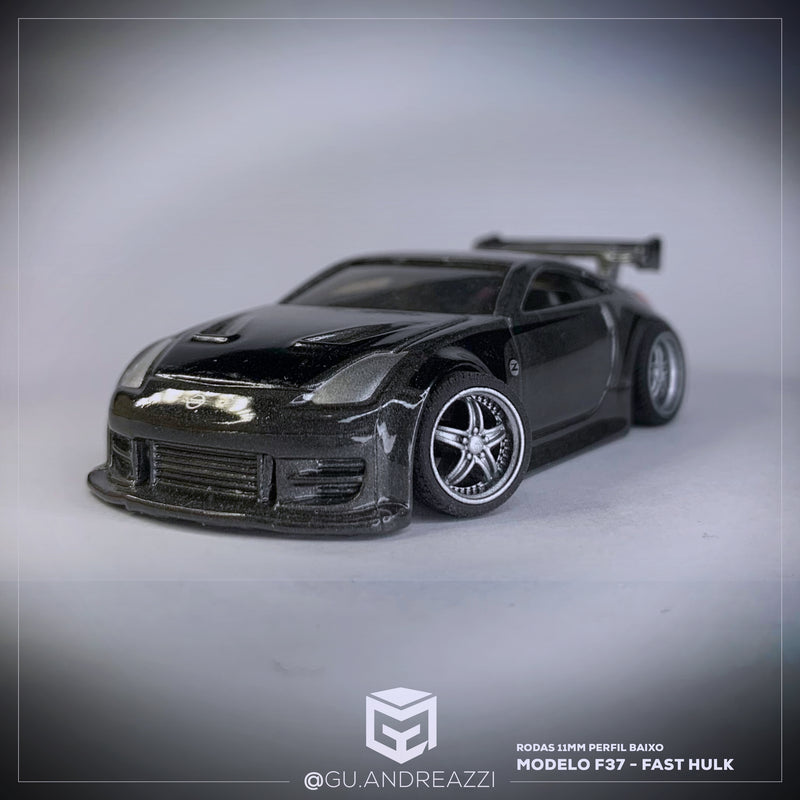 F37 - Fast Hulk - Rodas 3D para 1/64