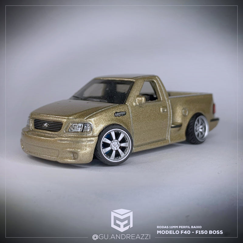 F40 - F150 Boss - Rodas 3D para 1/64