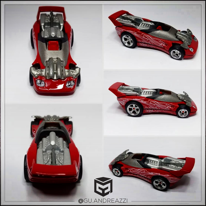 ACC007B - Acceleracers Flathead Fury Filme - Decal 1/64