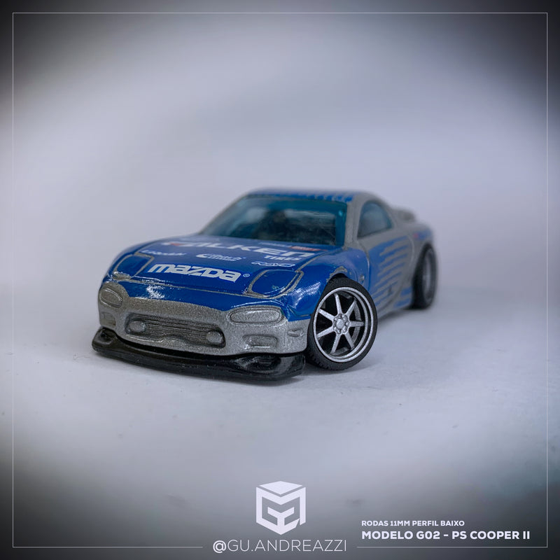 G02 - PS Cooper 2 - Rodas 3D  para 1/64