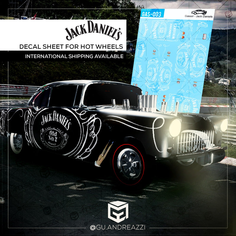 GAS003 - Gasser Jack Daniel's - Decal 1/64