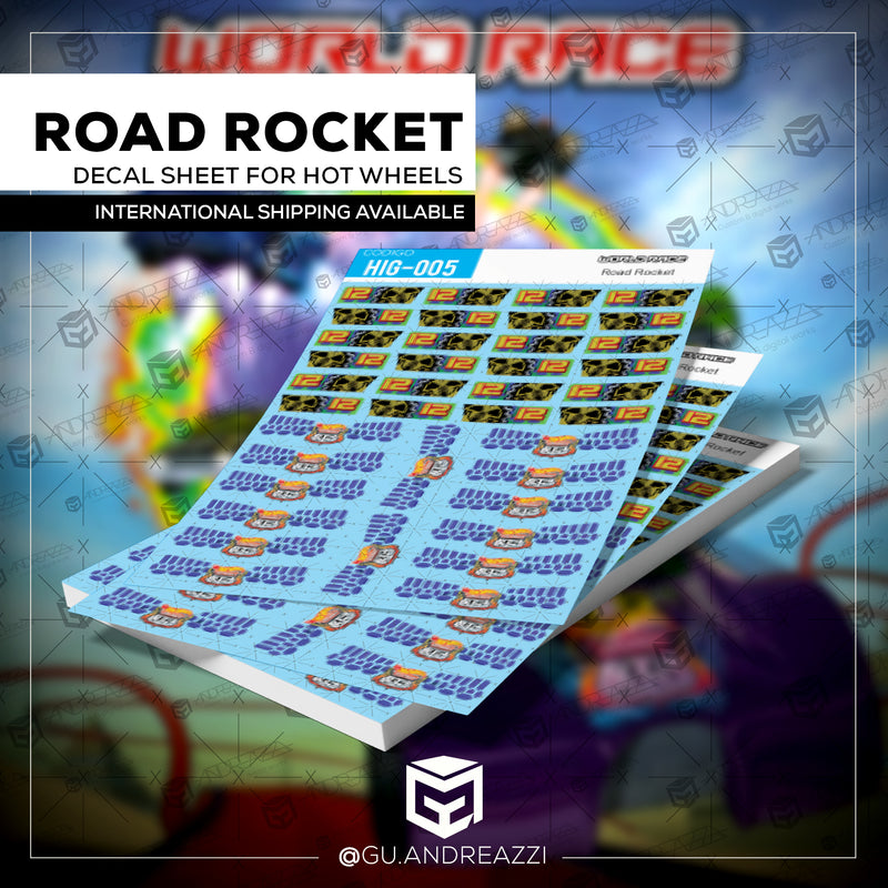 HIG005 - Via 35 Road Rocket - Decal 1/64