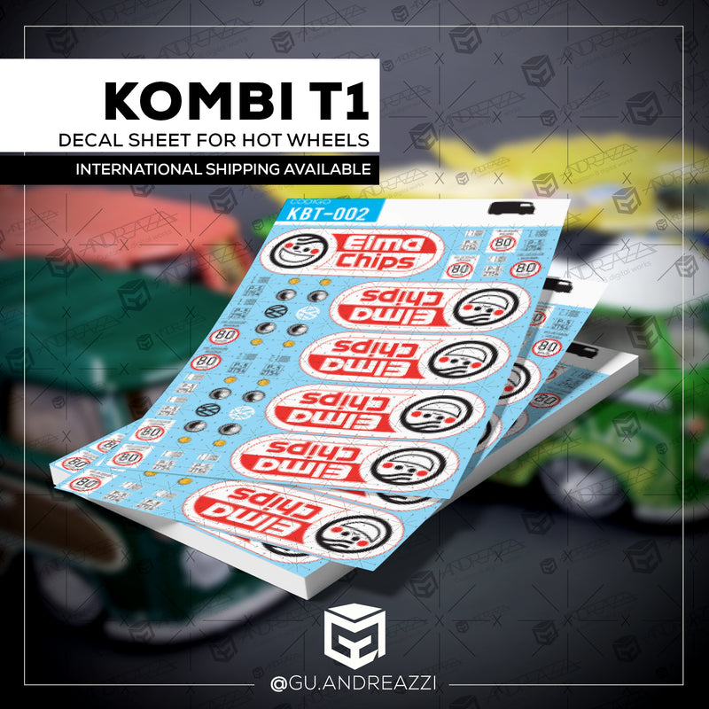 KBT002 - Kombi T1 Elma Chips - Decal 1/64