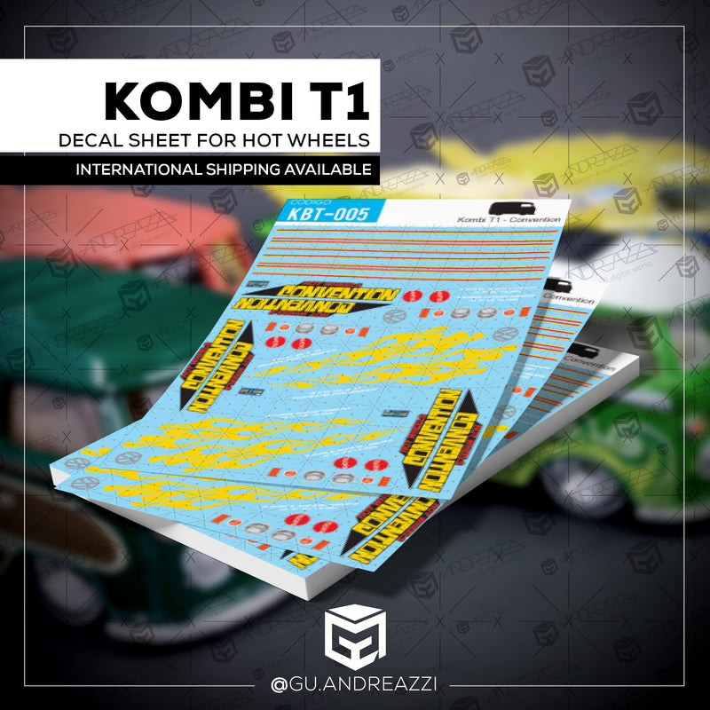 KBT005 - Kombi T1 '20 LA Convention - Decal 1/64