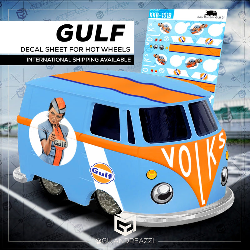 KKB101B - Kool Kombi Gulf - Decal 1/64