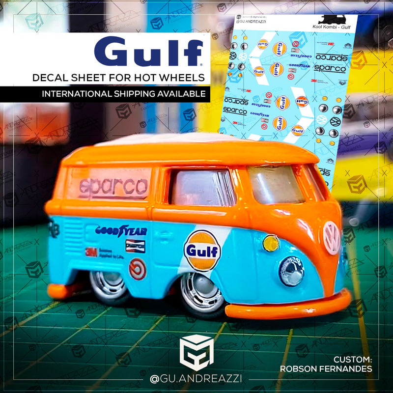 KKB101A - Kool Kombi Gulf - Decal 1/64