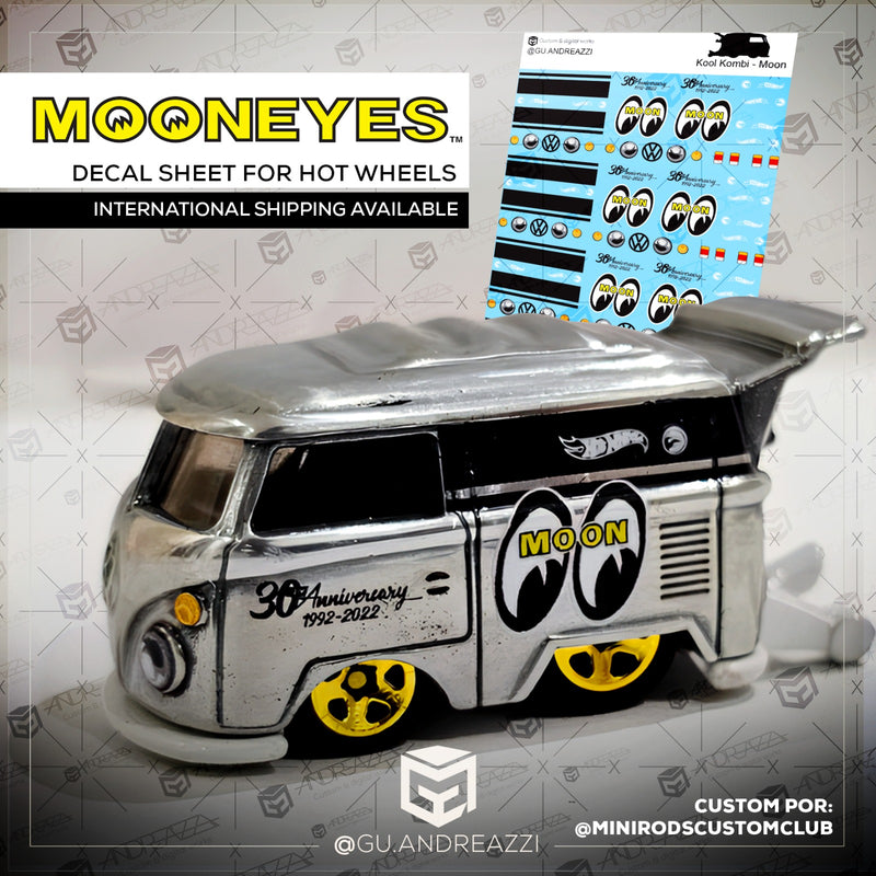 KKB102 - Kool Kombi Mooneyes - Decal 1/64