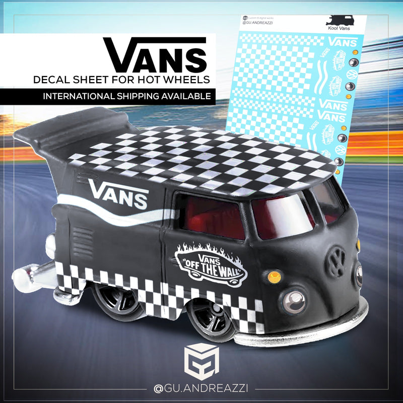 KKB107 - Kool Kombi Vans - Decal 1/64