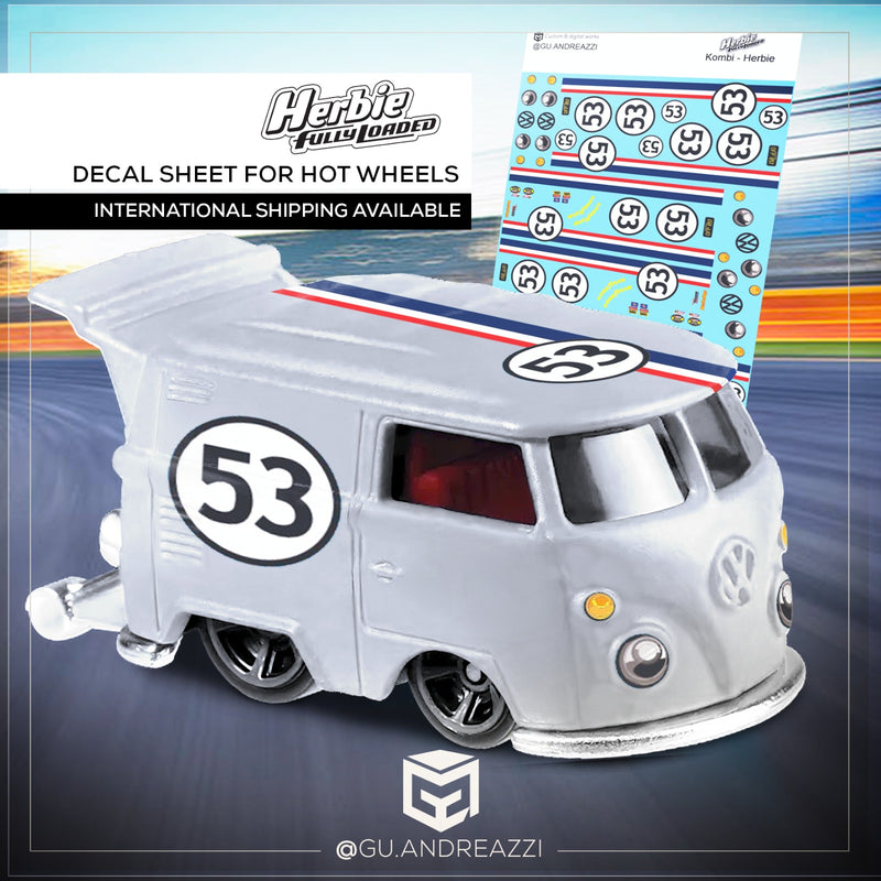 KKB112 - Kool Kombi Herbie - Decal 1/64