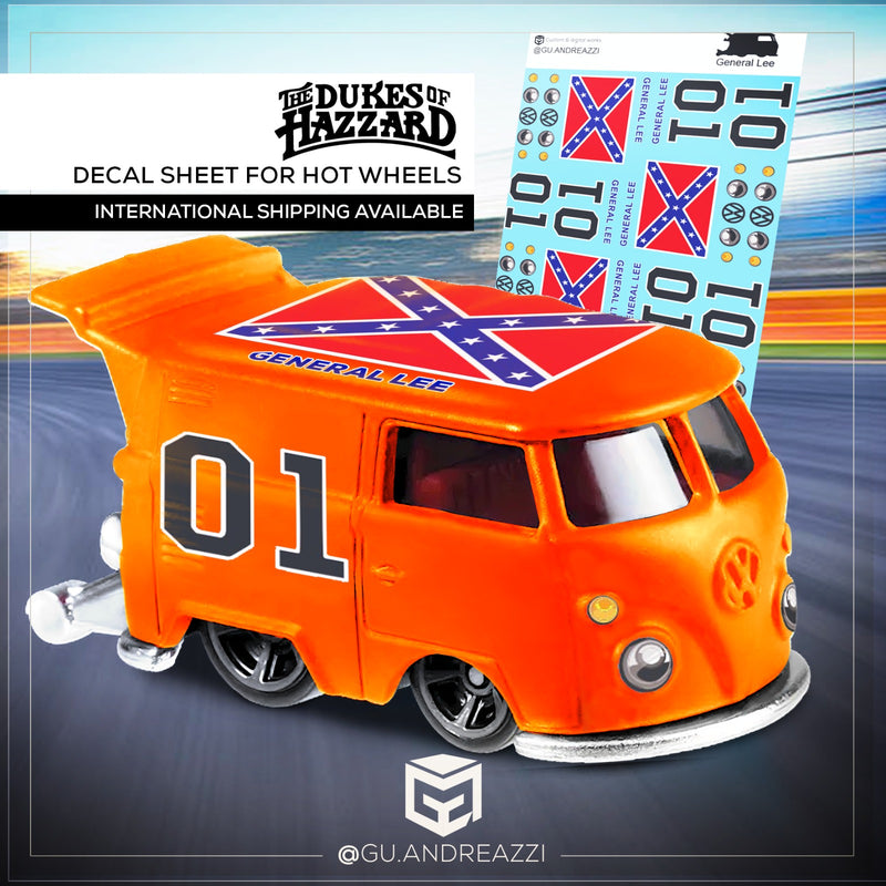 KKB115 - Kool Kombi General Lee - Decal 1/64