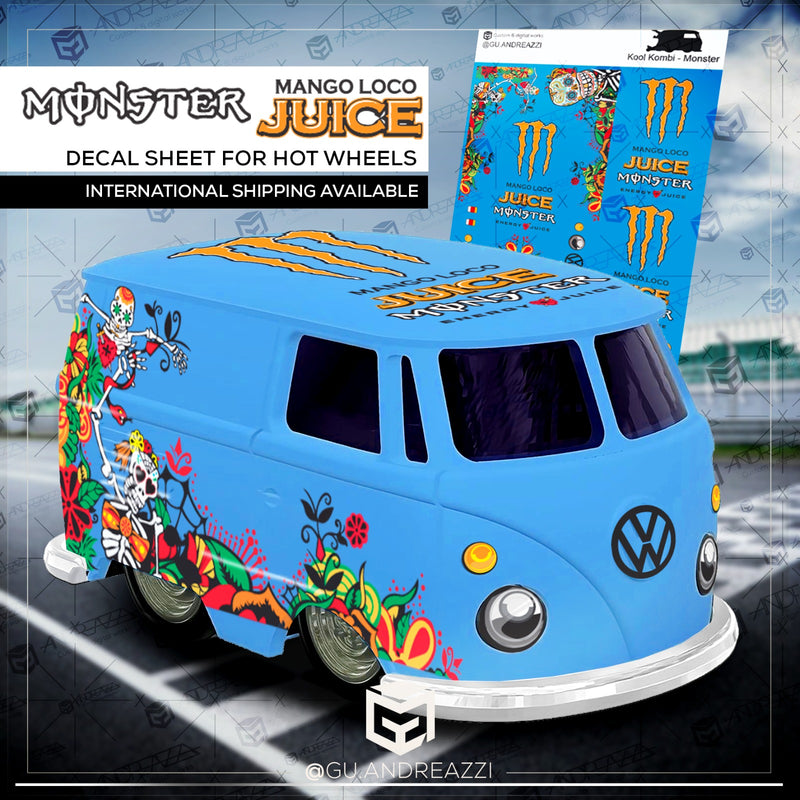 KKB123 - Kool Kombi Monster - Decal 1/64