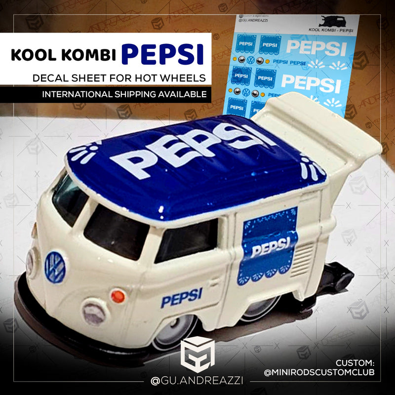 KKB132 - Kool Kombi Pepsi - Decal 1/64