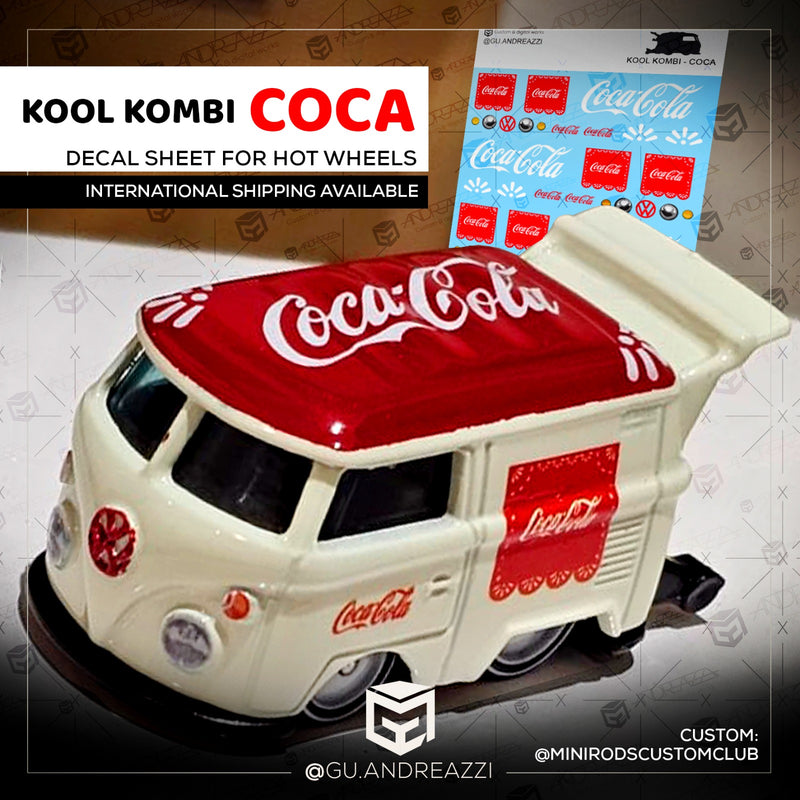 KKB133 - Kool Kombi Coca - Decal 1/64