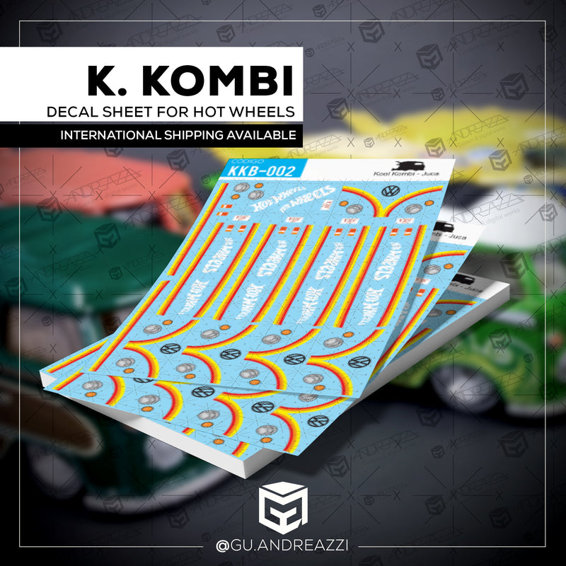 KKB002 - Kool Kombi Juca - Decal 1/64