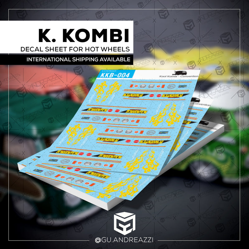 KKB004 - Kool Kombi Convention T1 - Decal 1/64