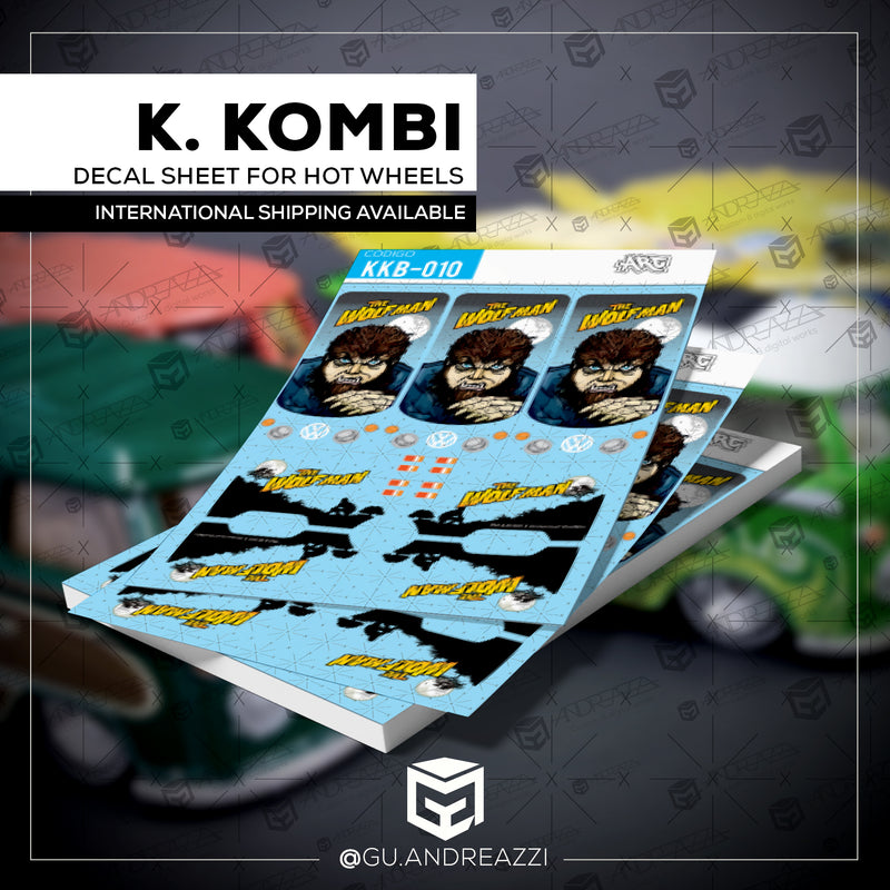 KKB010 - Kool Kombi Wolfman - Decal 1/64