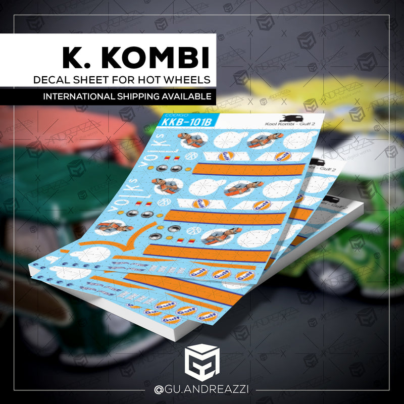 KKB101B - Kool Kombi Gulf - Decal 1/64