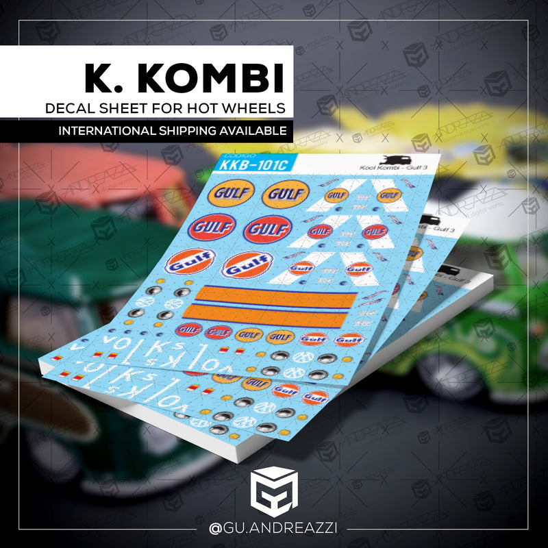 KKB101C - Kool Kombi Gulf - Decal 1/64