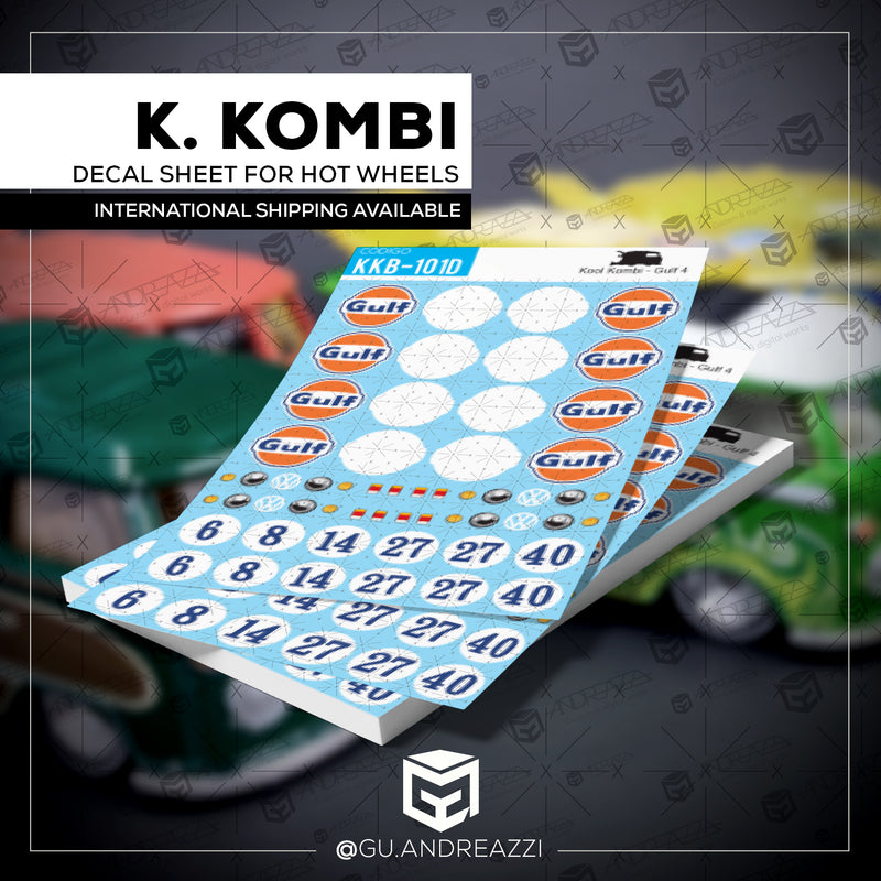 KKB101D - Kool Kombi Gulf - Decal 1/64