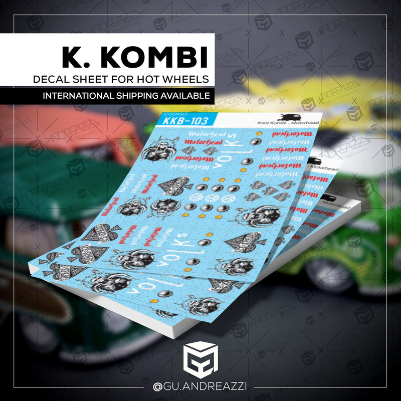 KKB103 - Kool Kombi Motorhead - Decal 1/64