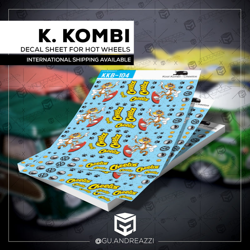 KKB104 - Kool Kombi Cheetos - Decal 1/64