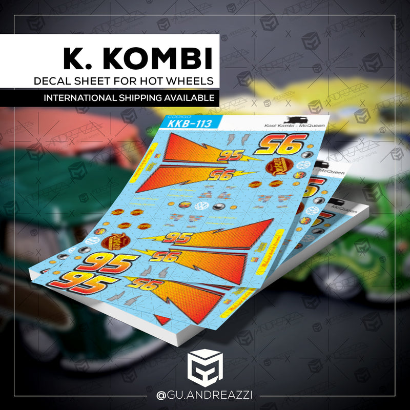 KKB113 - Kool Kombi McQueen - Decal 1/64