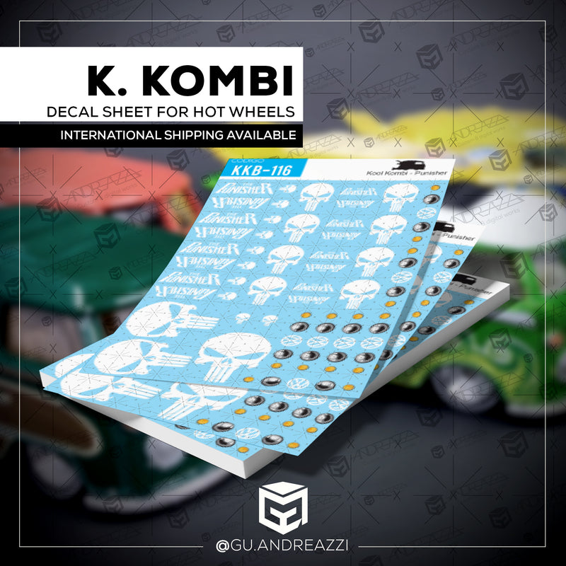 KKB116 - Kool Kombi Justiceiro - Decal 1/64