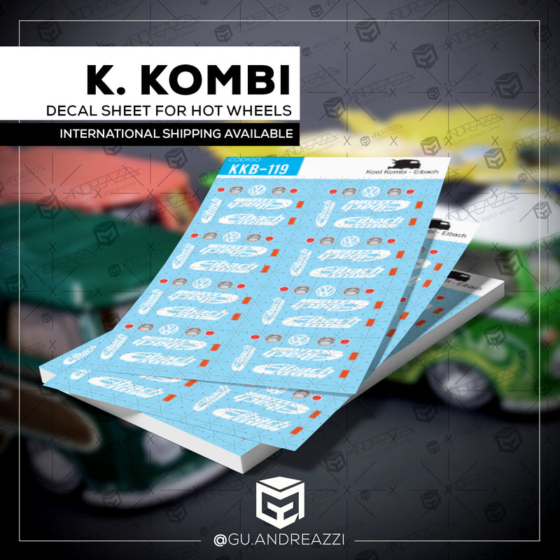 KKB119 - Kool Kombi Eibach - Decal 1/64