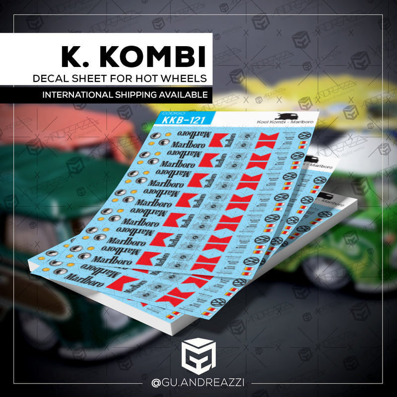 KKB121 - Kool Kombi Marlboro - Decal 1/64