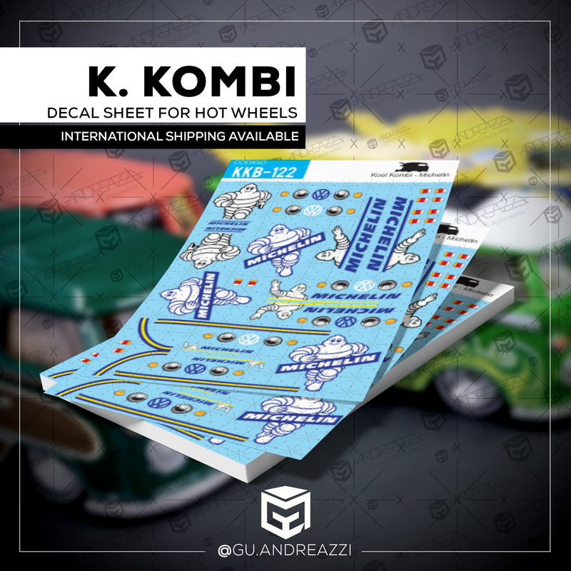 KKB122 - Kool Kombi Michelin - Decal 1/64