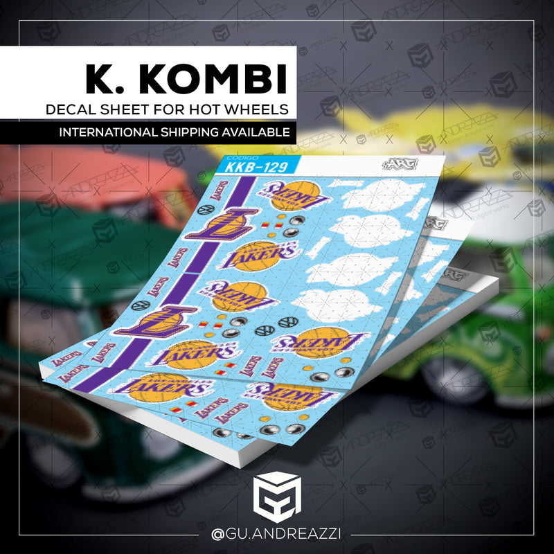 KKB129 - Kool Kombi Lakers - Decal 1/64