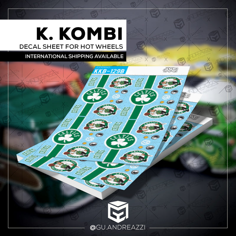 KKB129B - Kool Kombi Celtics - Decal 1/64