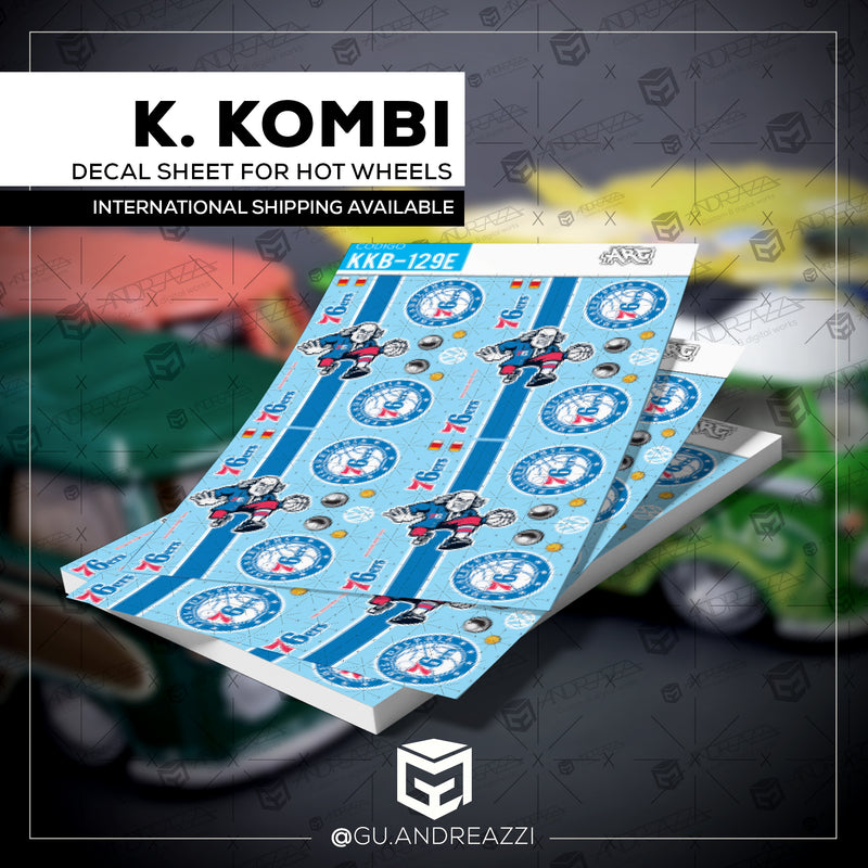 KKB129E - Kool Kombi 76ers - Decal 1/64