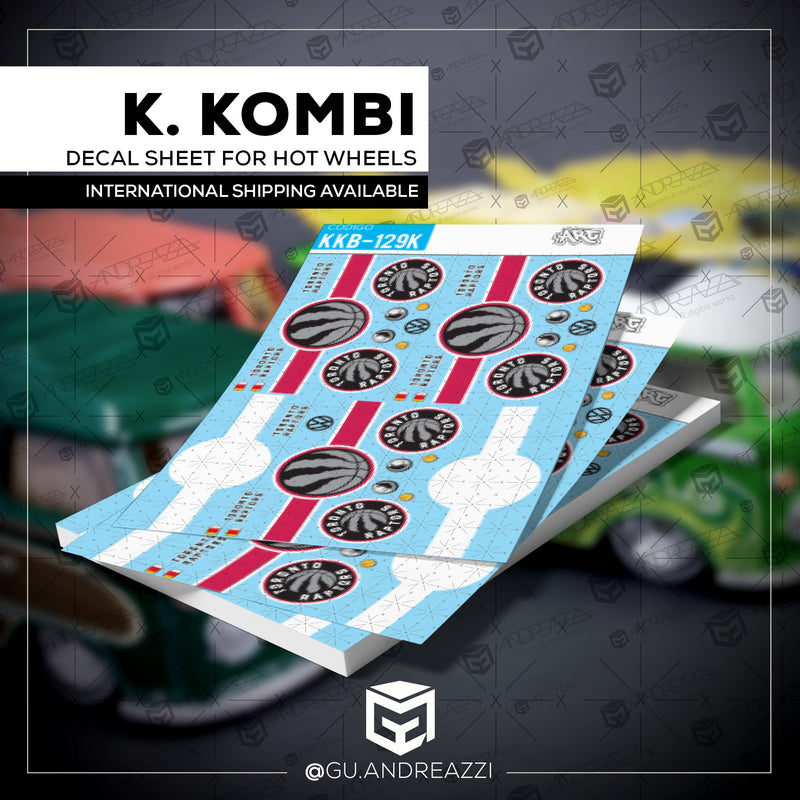 KKB129K - Kool Kombi Raptors - Decal 1/64